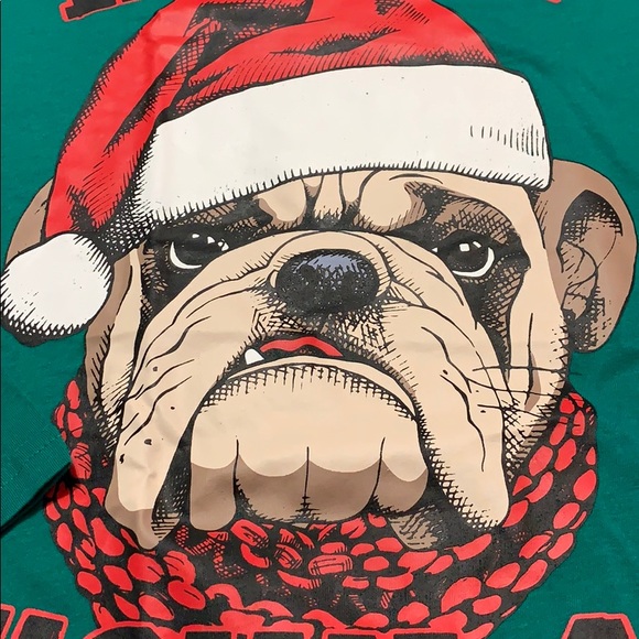 Happy howla days bulldog top NWT or pajama shirt - Picture 5 of 9